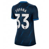 Chelsea Wesley Fofana #33 Replica Away Shirt Ladies 2023-24 Short Sleeve